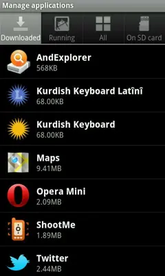 Kurdish Latin Keyboard android App screenshot 1